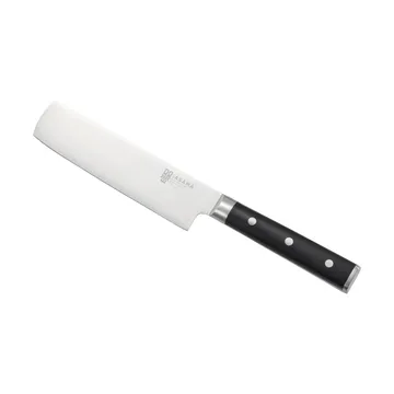 Asama Nakiri Gemüsehacker - Edelstahl, Schwarz, 31 cm - Dorre