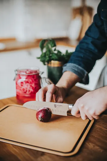 Asama Santoku Küchenmesser 18 cm - Edelstahl - Dorre
