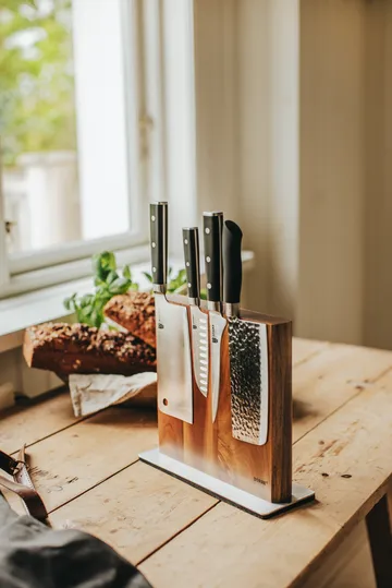 Asama Santokumesser 13 cm - Schwarzer Griff - Dorre