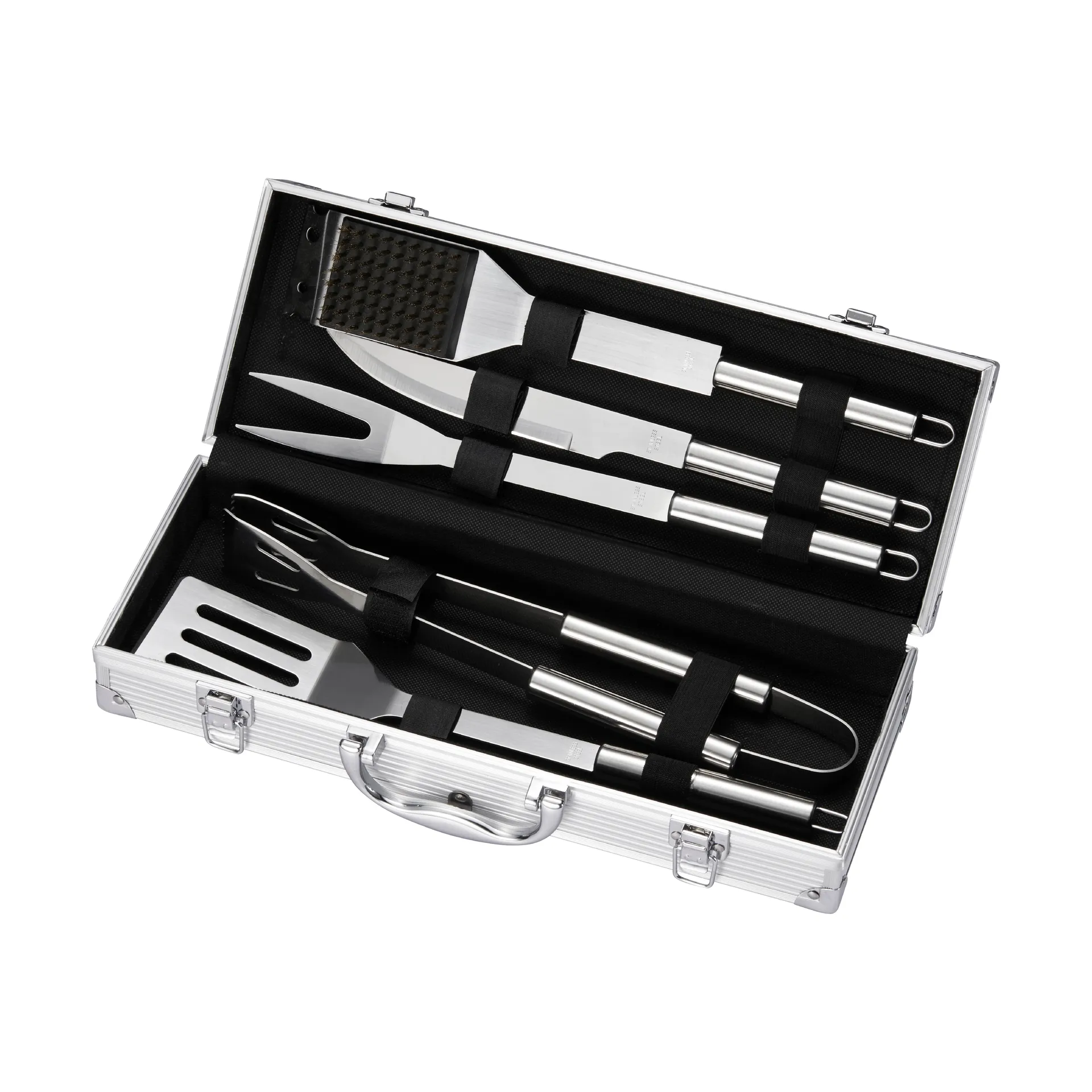 BBQ-Grillset, Edelstahl, 5-teilig, Geschenkbox Dorre