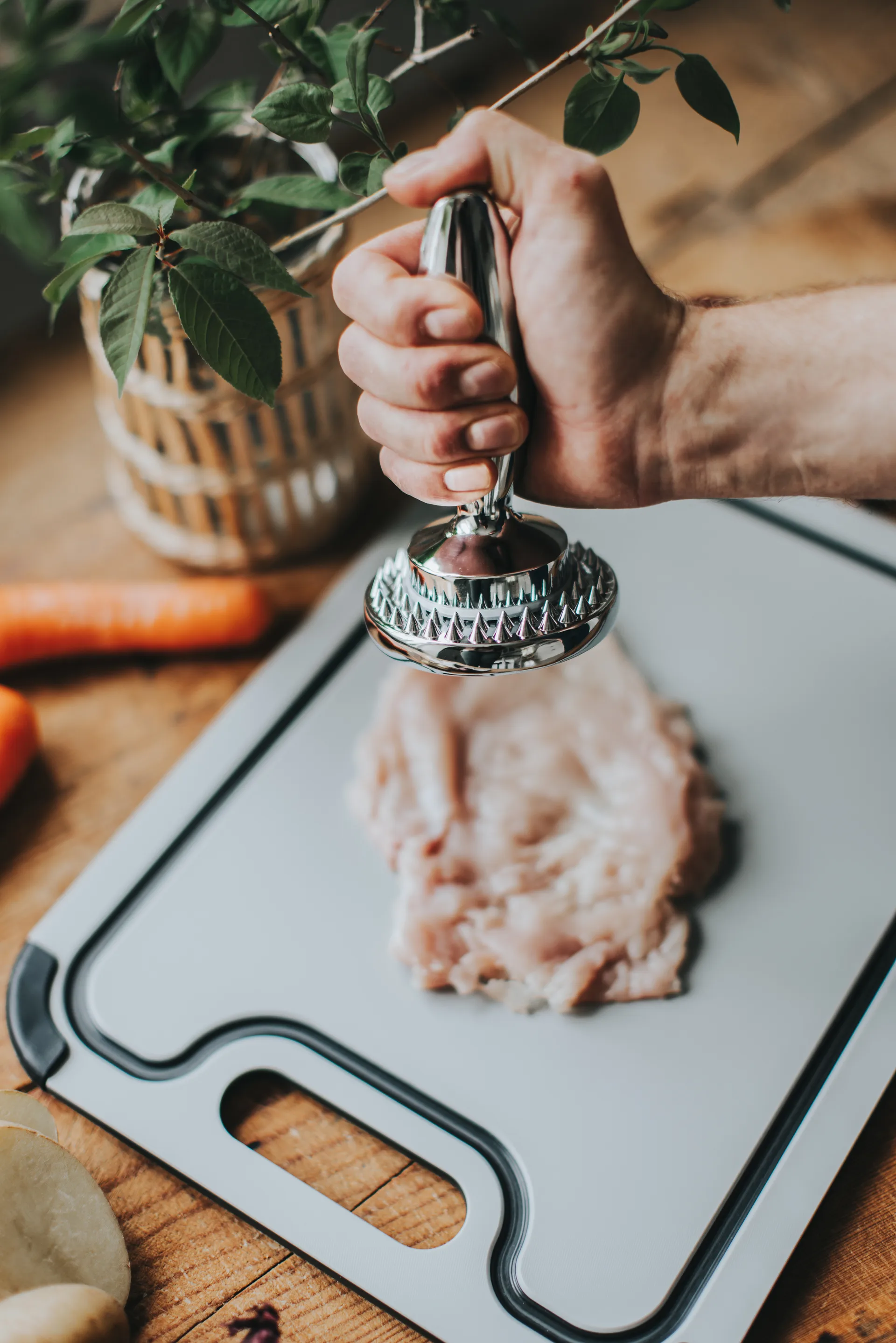 Birdie Biffbanker wendbar 14,5x8,3x8,3 cm, Edelstahl Dorre