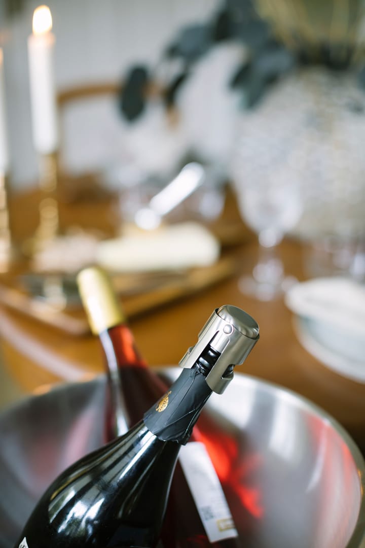 Bourdeaux Wein- und Champagnerverschluss, Edelstahl Dorre