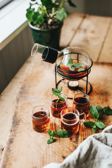 Glora Glöggkolben Glas 1,3 l - Schwarz - Dorre