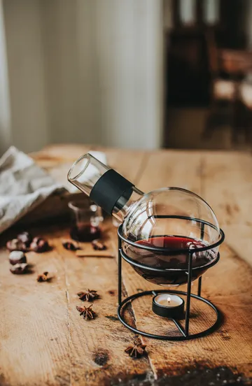 Glora Glöggkolben Glas 1,3 l - Schwarz - Dorre