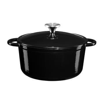 Gretl Gusseisentopf Emaille 4 L - Schwarz - Dorre