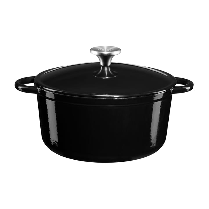 Gretl Gusseisentopf Emaille 4 L - Schwarz - Dorre