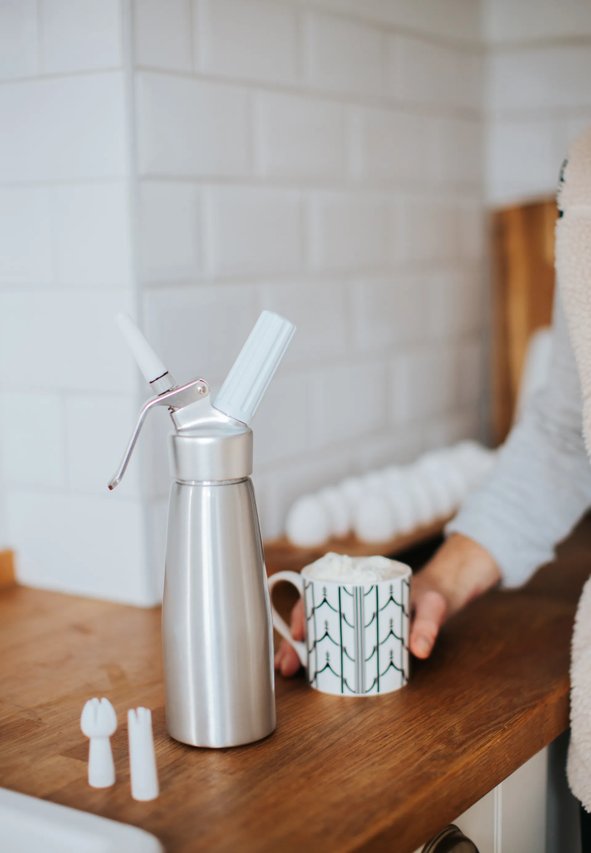 Grette Siphon 0,5 Liter, Silber Dorre