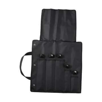 Kadi Messertasche - Schwarzes Nylon, 5 Messerfächer - Dorre