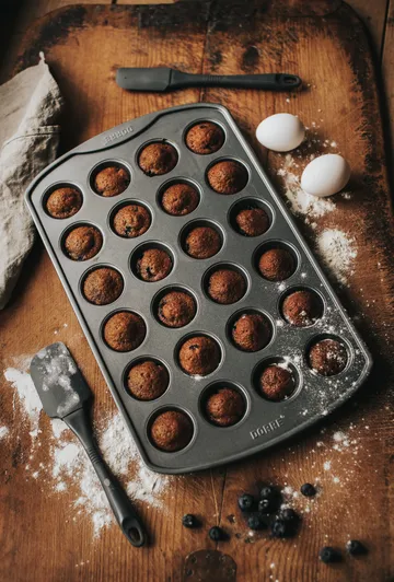 Karabo Muffinform Kohlenstoffstahl 24-formig - 42,5 × 26 × 2,8 cm - Dorre