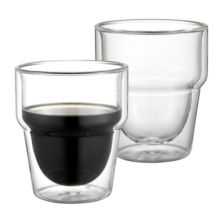 Kenya Kafeetasse 32cl 2er Pack, Glas Dorre