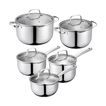 Kerri Topf-Set - Edelstahl, 10 Teile - Dorre