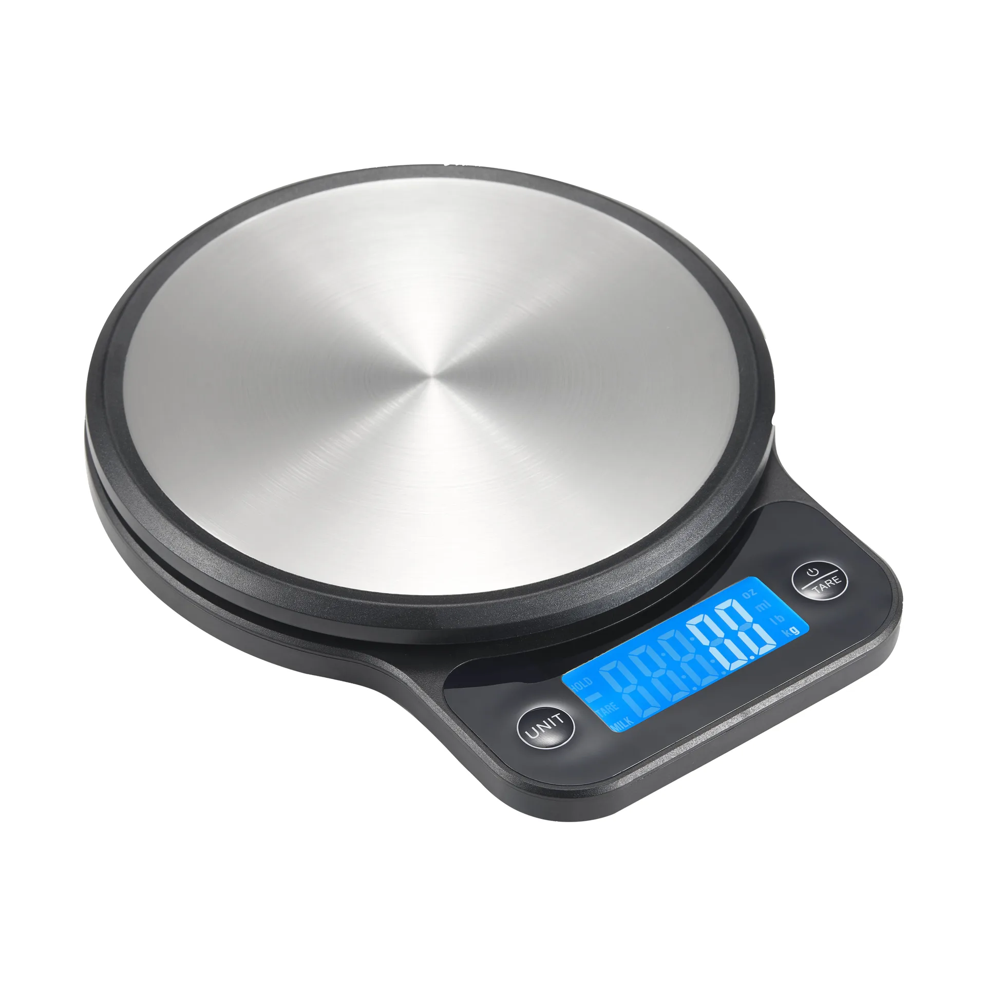 Kodi Küchenwaage, Edelstahl-Schwarz Dorre