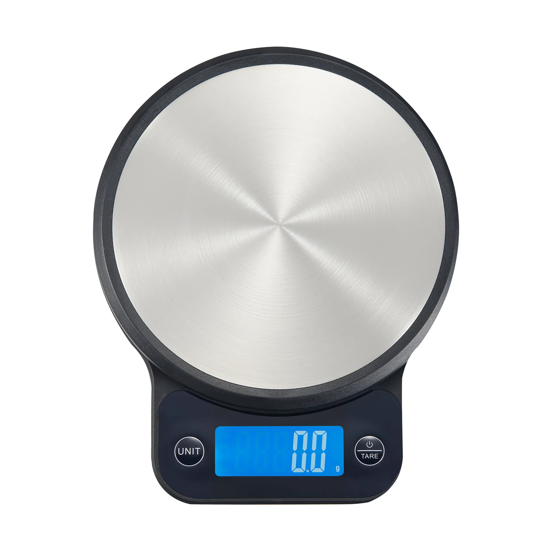 Kodi Küchenwaage, Edelstahl-Schwarz Dorre