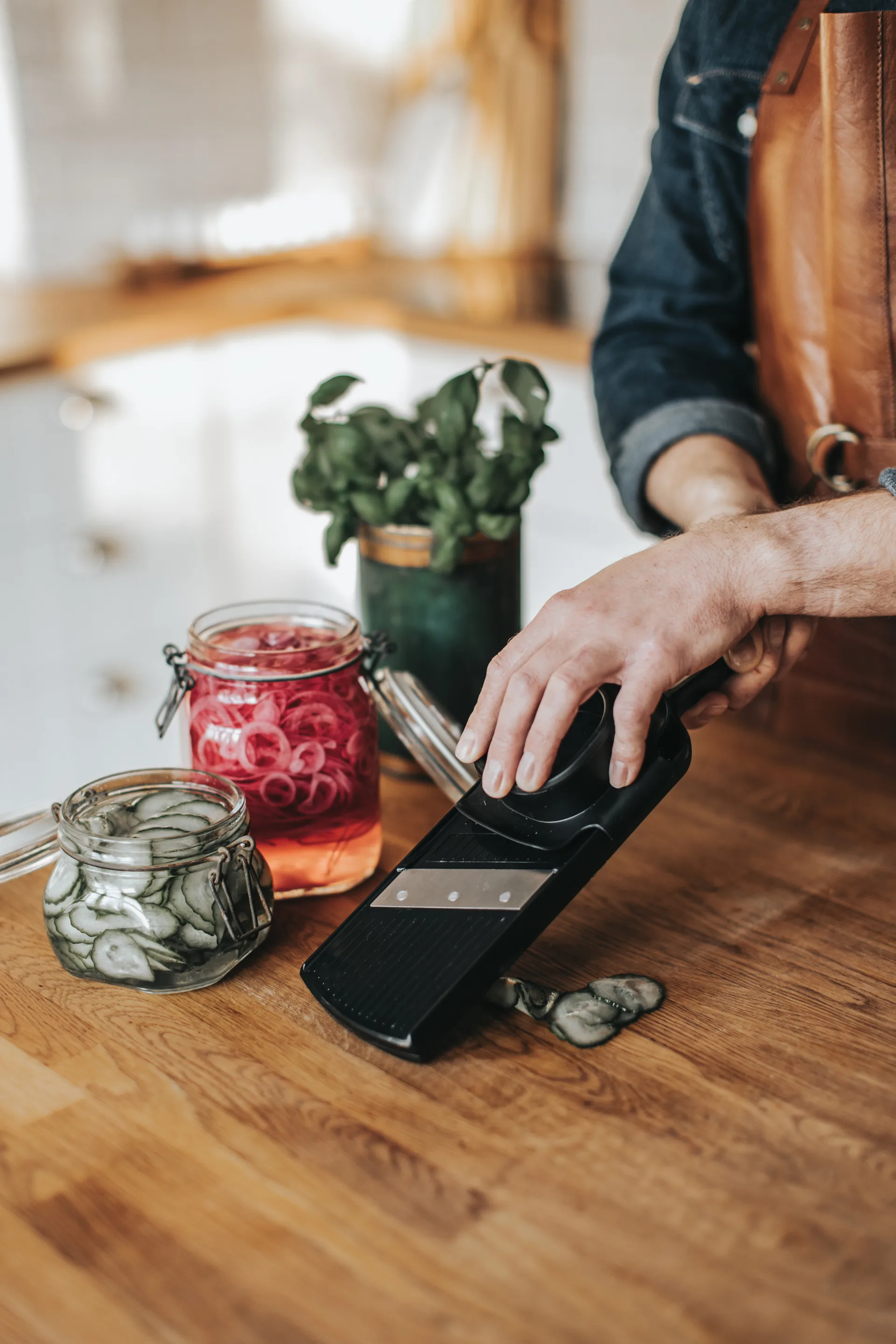 Mona Mandolin Gemüse-Schneider, 32,6×9,9 cm Dorre