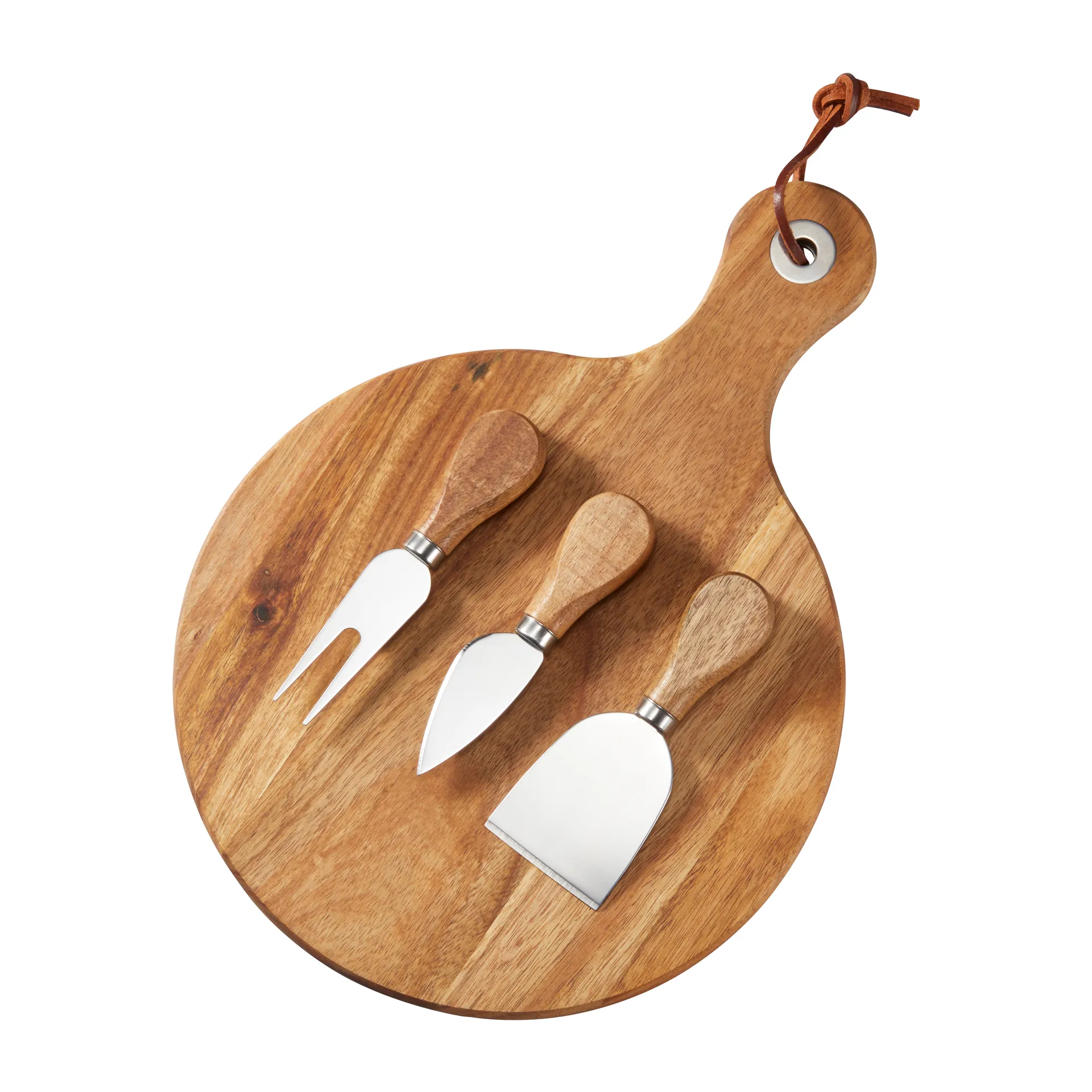 Oline Käsetablett Akazie 4-teilig, Ø23cm Dorre