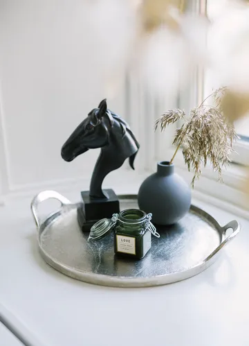 Saba Serviertablett Ø34cm - Aluminium - Dorre