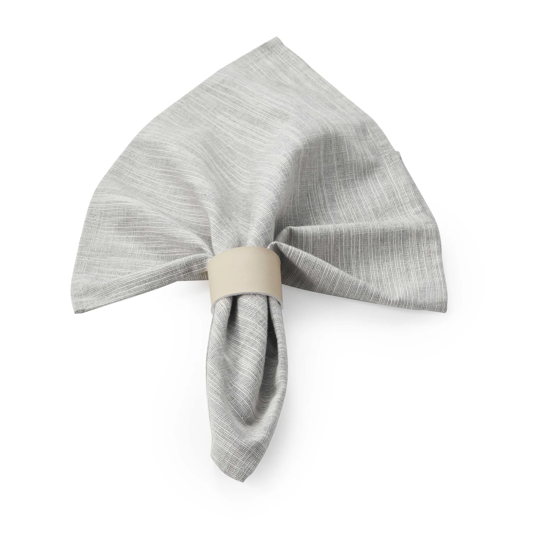 Selah Serviettenring Ø9cm 4 st, Beige Dorre