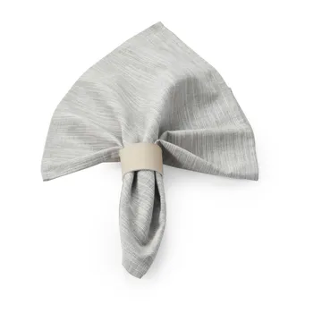 Selah Serviettenring Ø9cm 4 st - Beige - Dorre