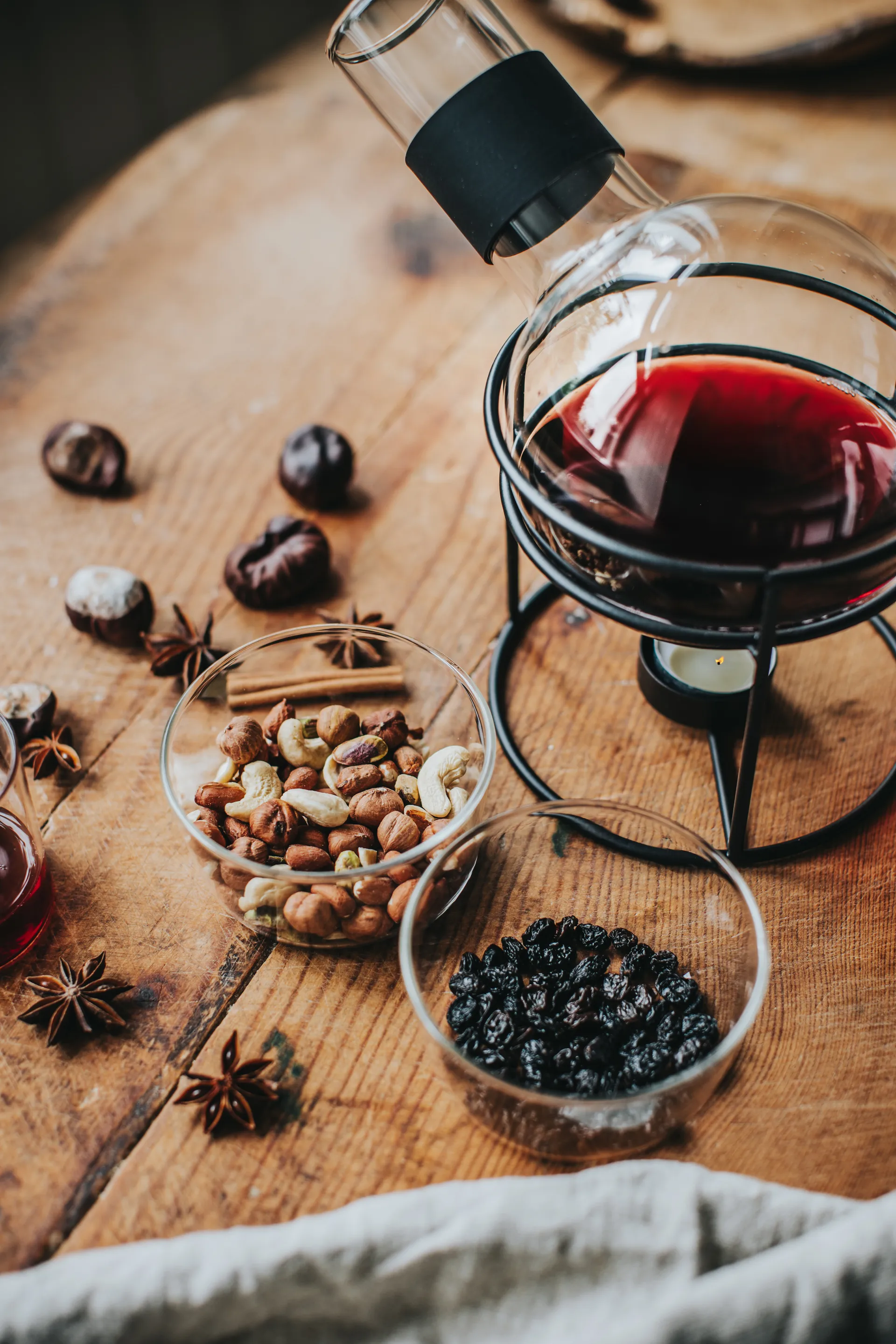 Seria Servierschalen Glas 2-teilig, Ø10 cm Dorre