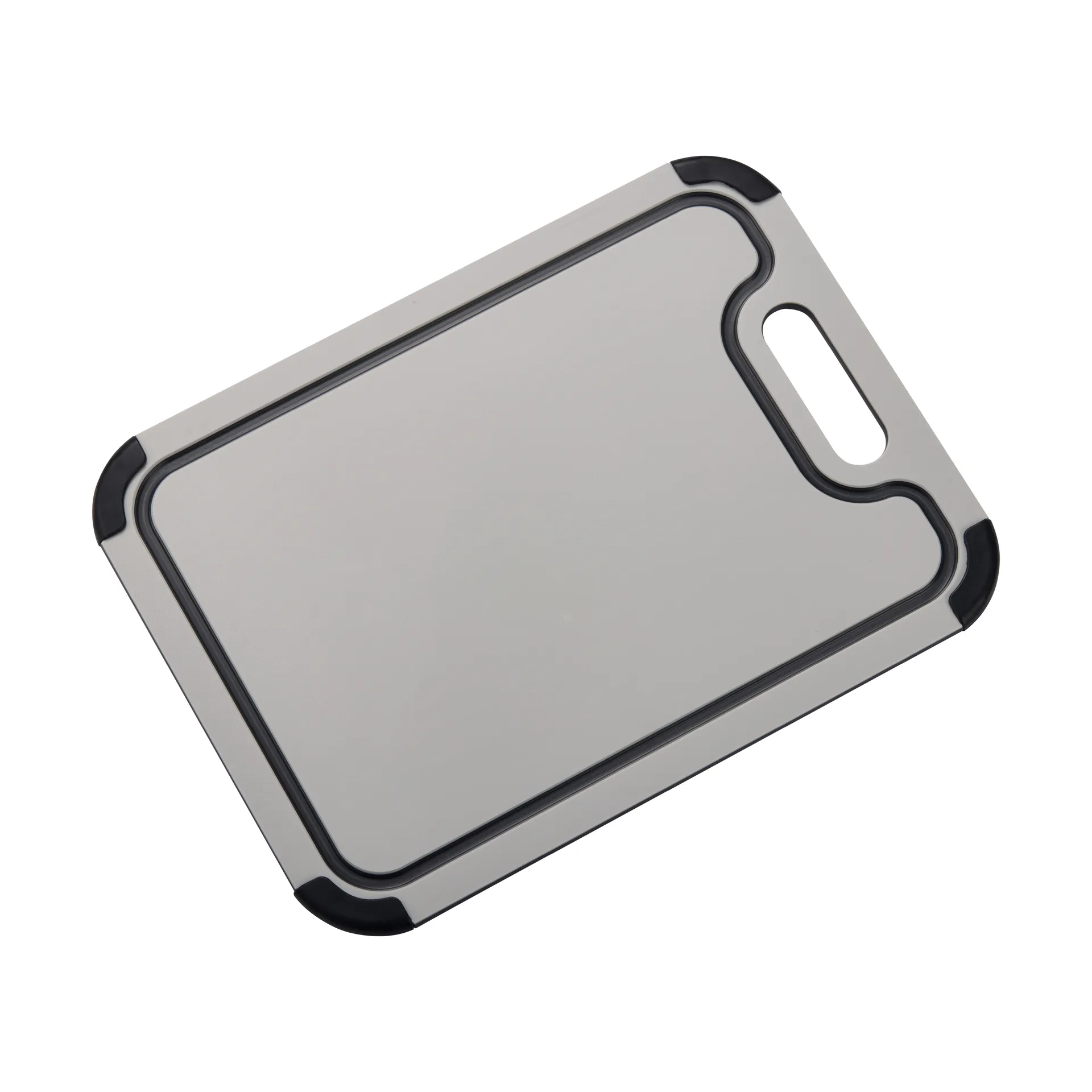 Sibel Schneidebrett Kunststoff Silikonfüße, 37 x 27,5 cm Dorre