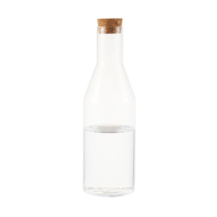 Sunnanö Glaskaraffe mit Korkdeckel 1 l, Glas-Kork Dorre