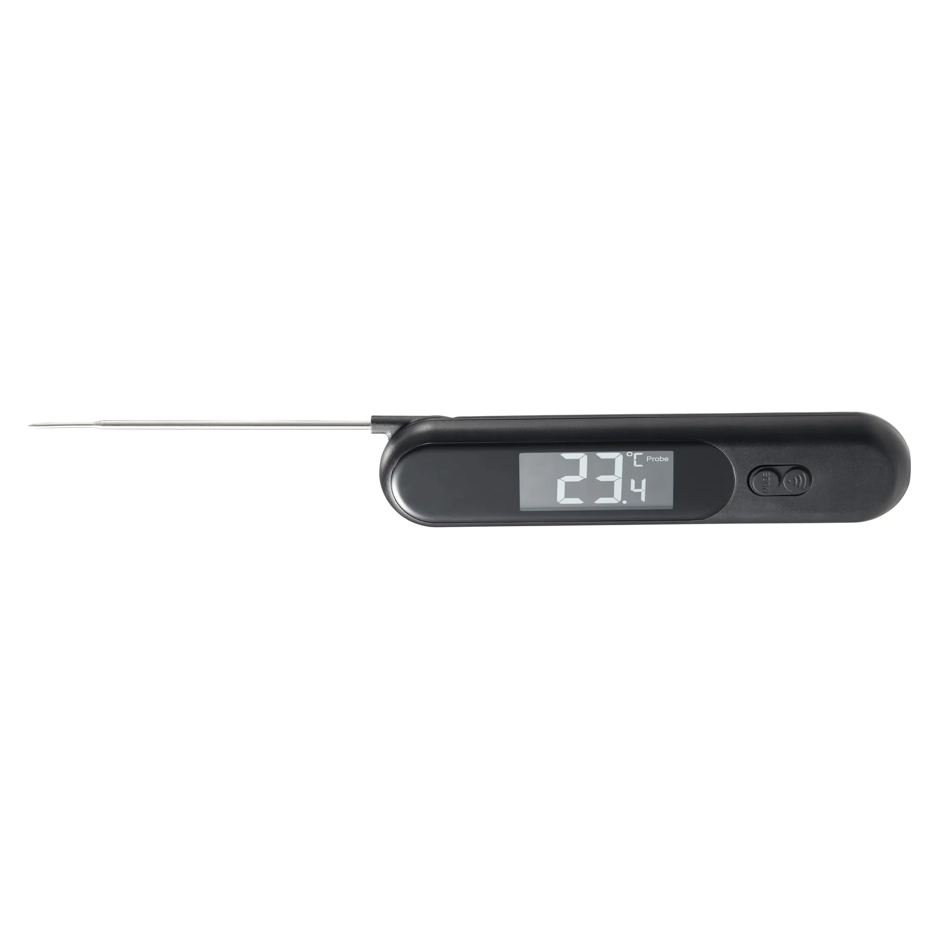 Trina Thermometer 2-in-1 Sonde und Thermometer, Schwarz Dorre