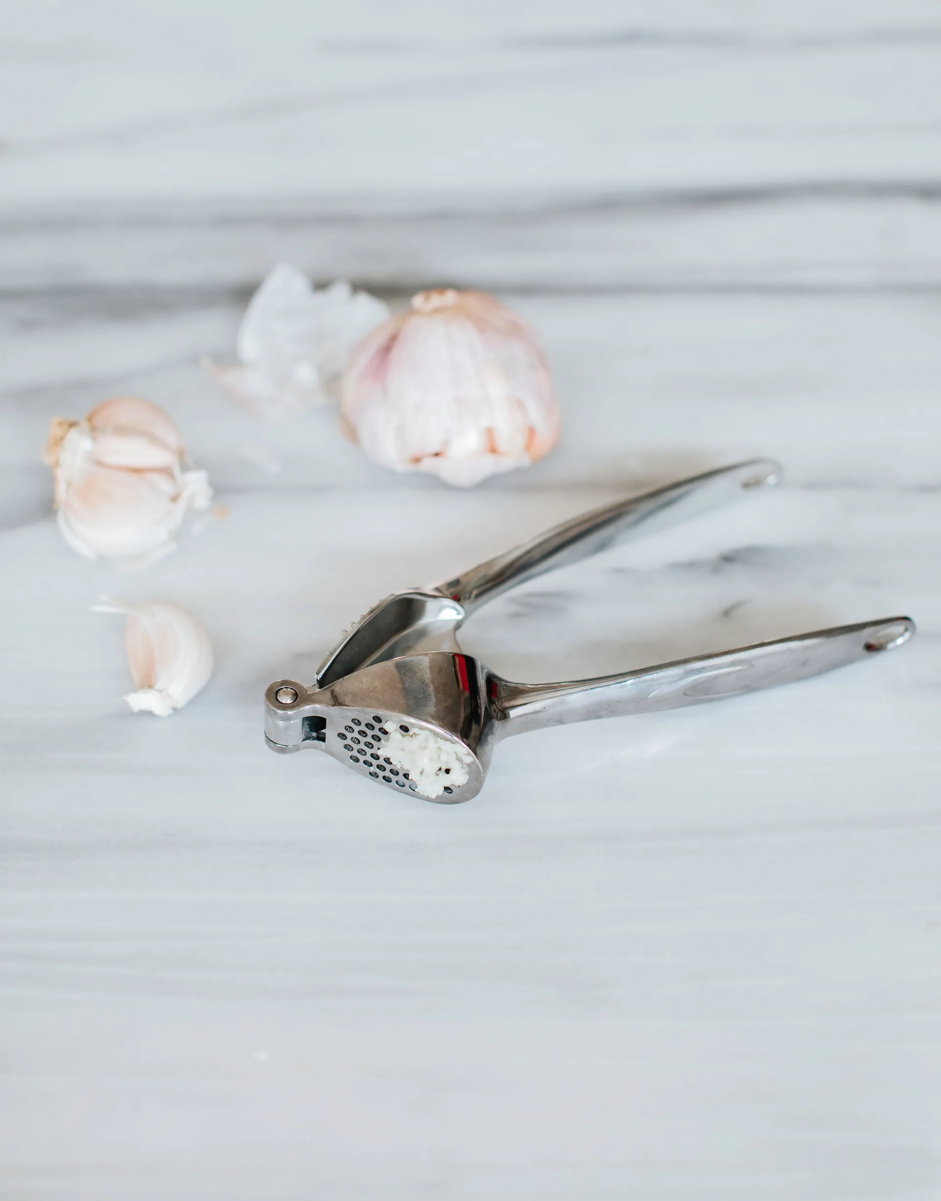 Via Knoblauchpresse 18 cm, Zink Dorre