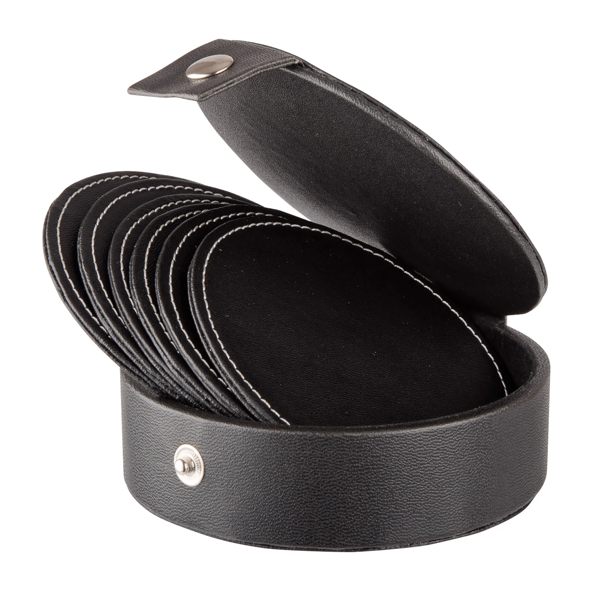 Visby Glasuntersetzer Ø10cm 6er Pack, Schwarz Dorre