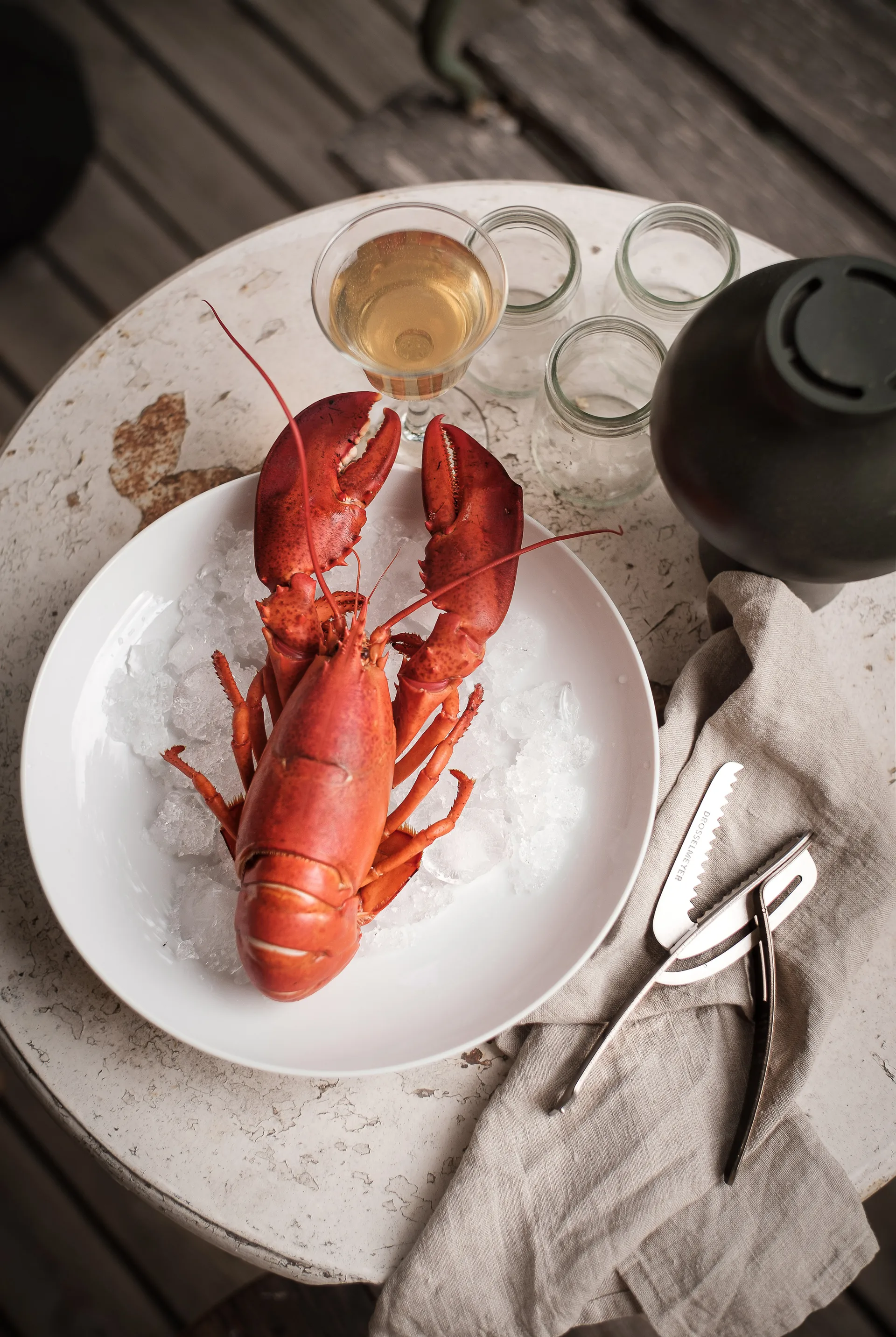 Drosselmeyer Meeresfrüchte-Zange, Edelstahl Drosselmeyer