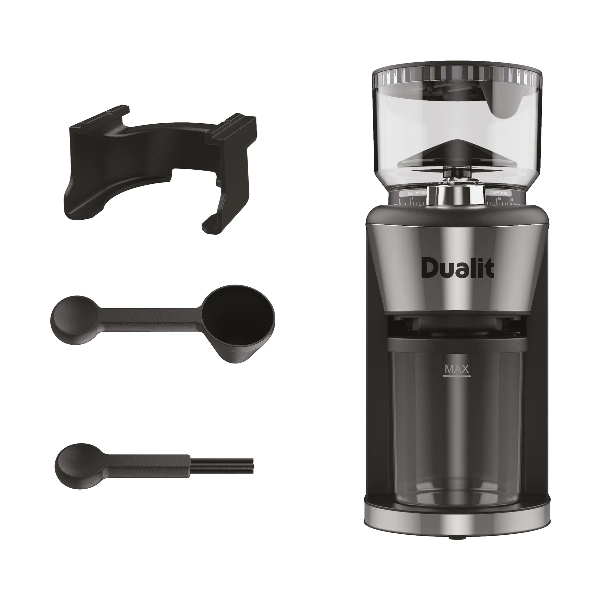Dualit Kaffeemühle 31 cm, Schwarz Dualit