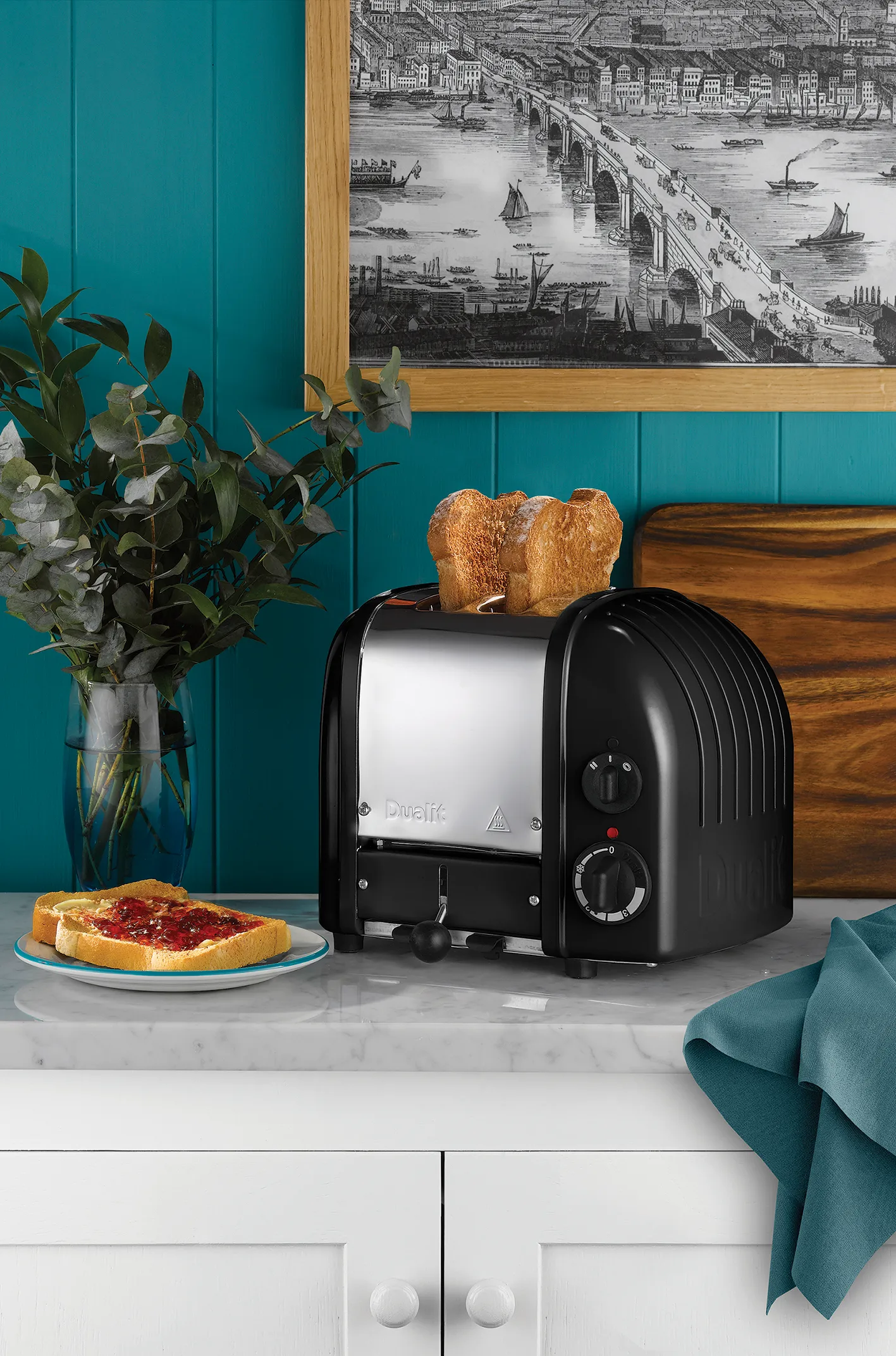 Toaster Classic 2 Scheiben, Schwarz matt Dualit