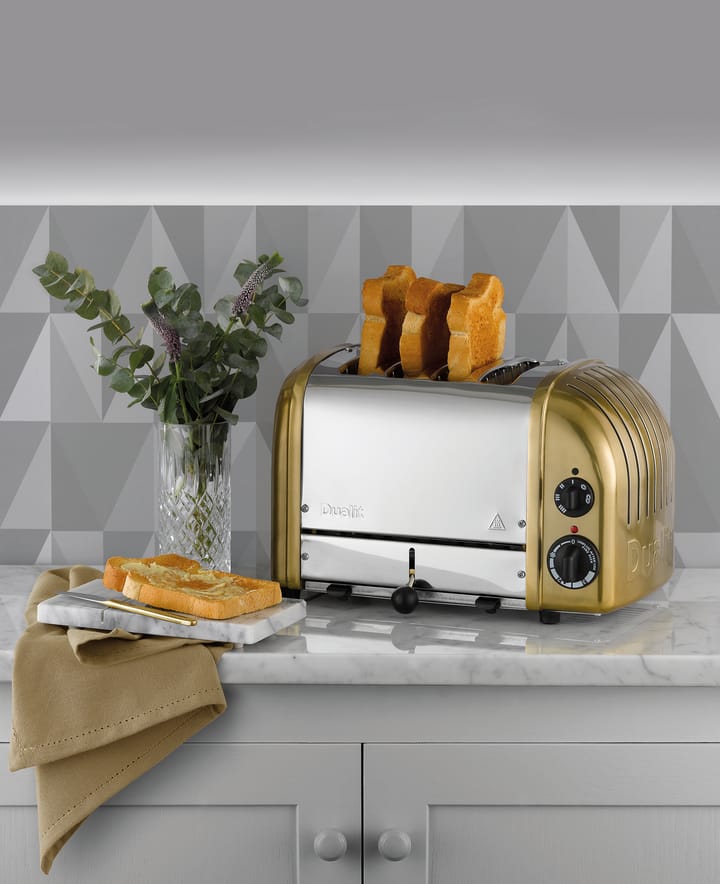 Toaster Classic 4 Scheiben, Messing Dualit