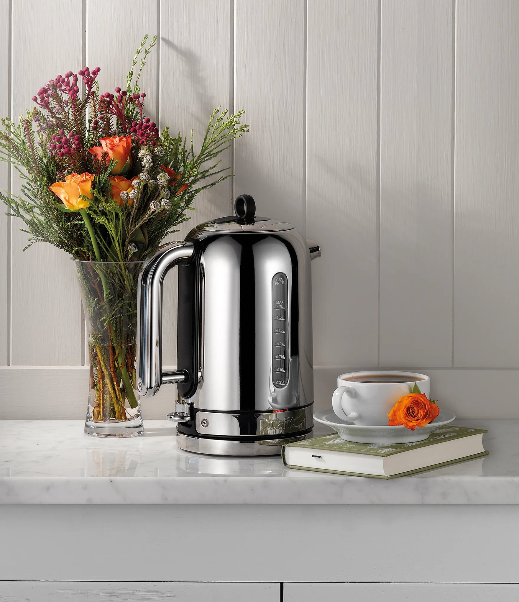 Wasserkocher Classic 1,7L, Edelstahl Dualit