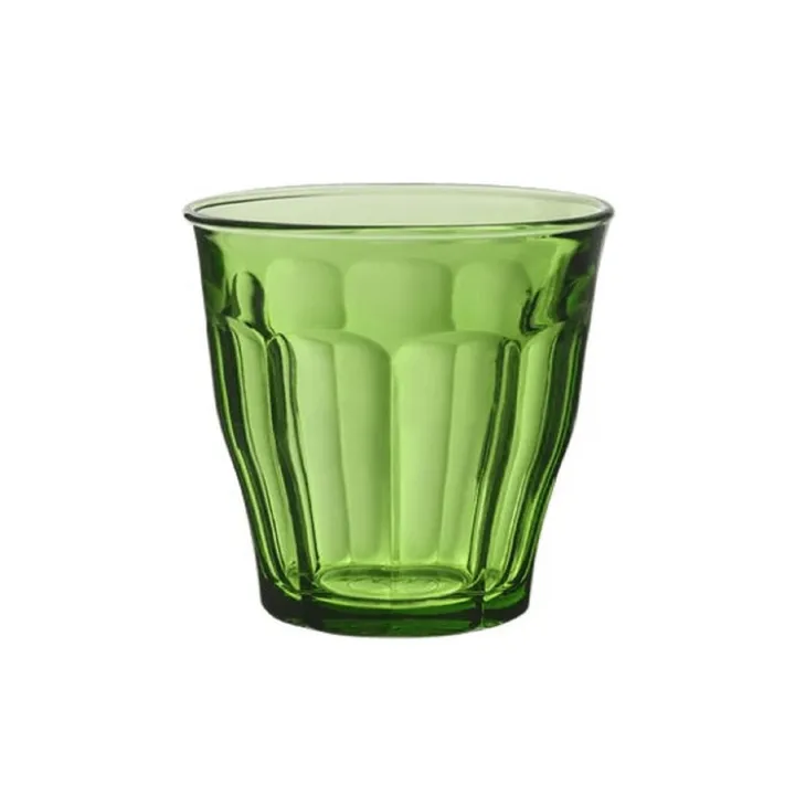 Picardie Trinkglas - Grün, 6er-Pack, 25 cl - Duralex