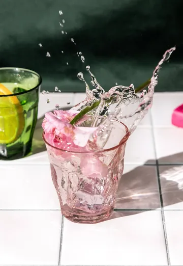 Picardie Trinkglas - Rosa, 4er-Pack, 25 cl - Duralex