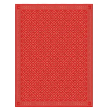 Åttebladrosa Tischdecke - 150 x 310cm - Ekelund Linneväveri