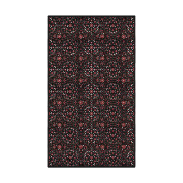 Bettys jul Tischdecke 145x250 cm - Rot-Schwarz - Ekelund Linneväveri