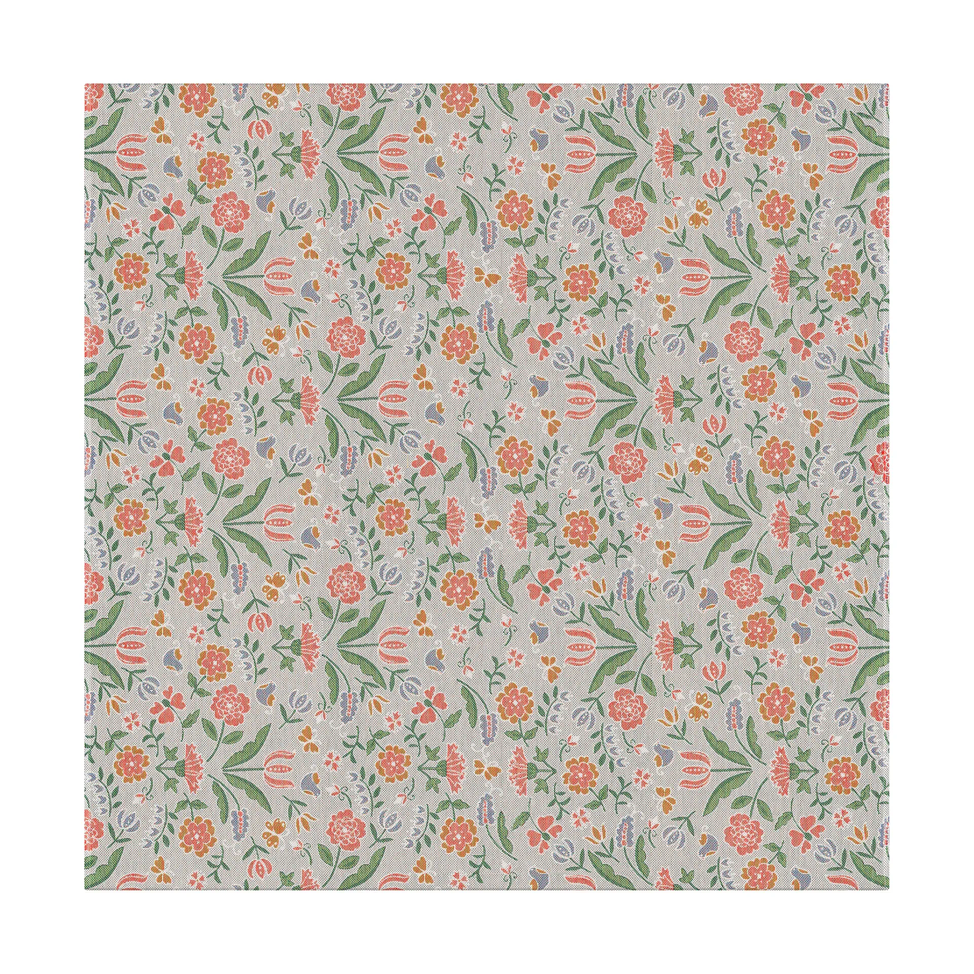 Blomglänta Tischdecke 145x145 cm, Multi Ekelund Linneväveri