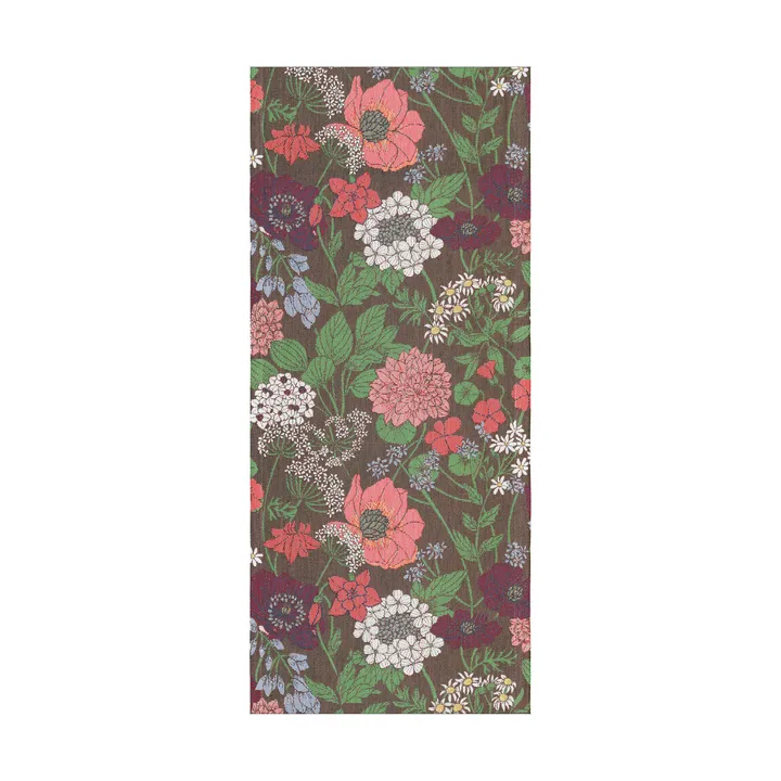 Blomsterfång Tischläufer 35x80 cm - Multi - Ekelund Linneväveri
