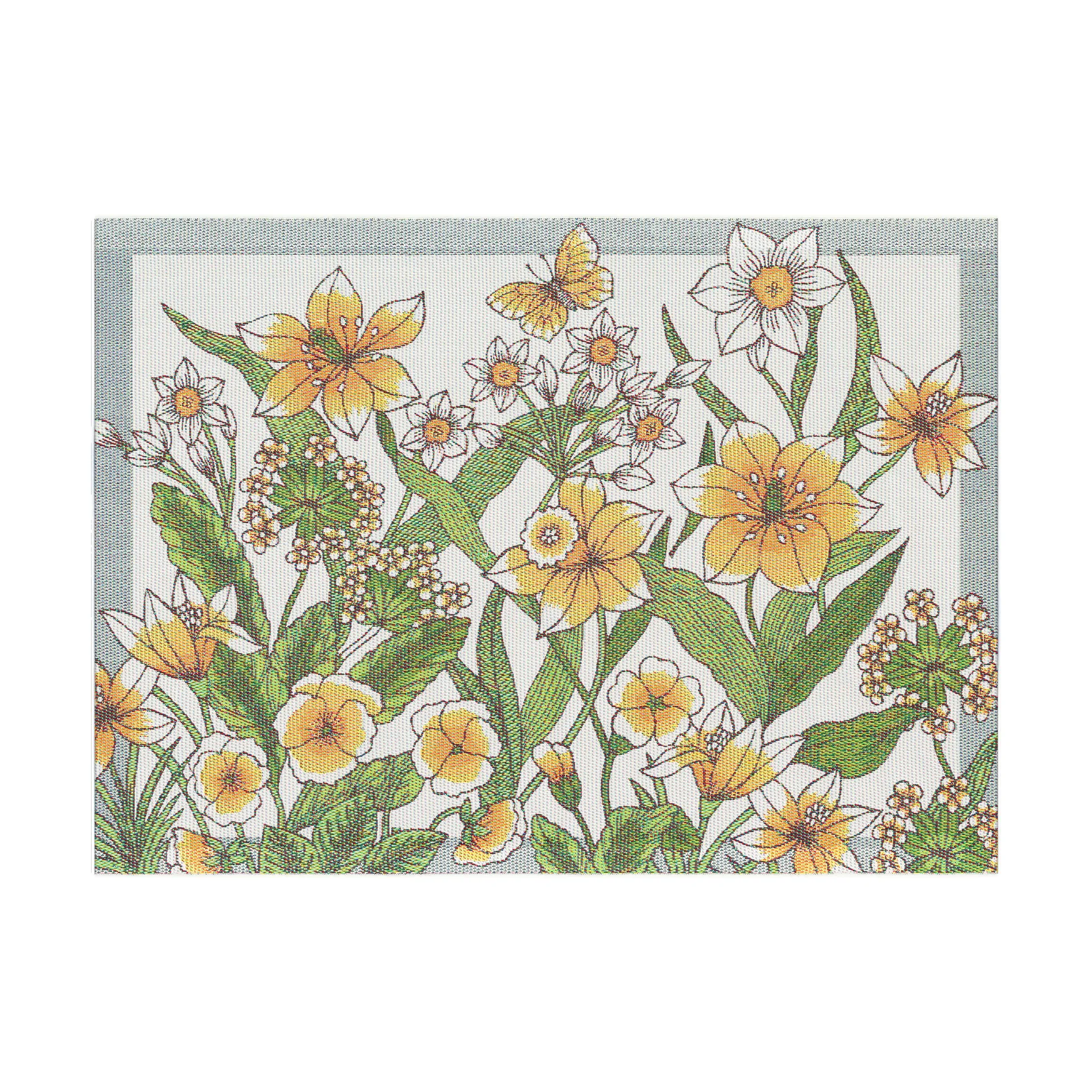 Daffodil Tischset 35x48 cm, Gelb Ekelund Linneväveri
