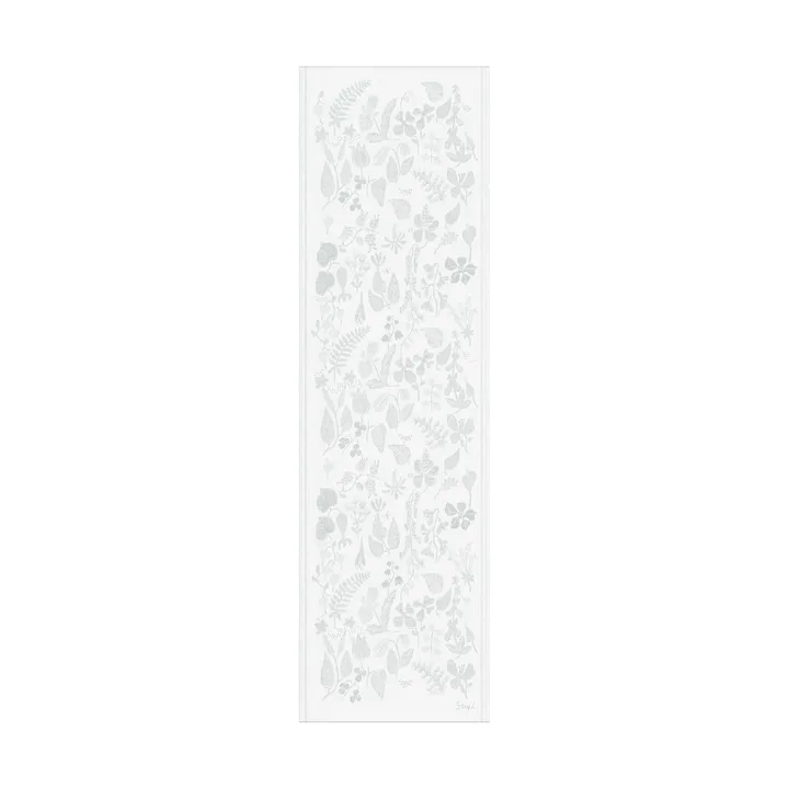 Herbarium Tischläufer 35x120 cm - Grau - Ekelund Linneväveri