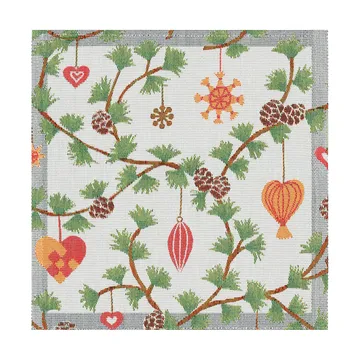 Julefröjd Stoffserviette 35x35 cm - Multi - Ekelund Linneväveri
