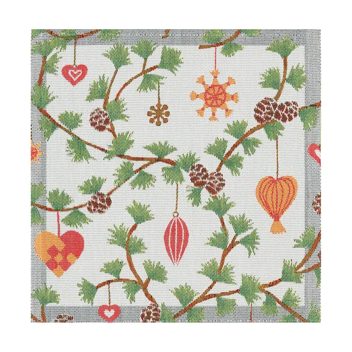 Julefröjd Stoffserviette 35x35 cm - Multi - Ekelund Linneväveri