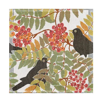 Koltrast Stoffserviette 35x35 cm - Multi - Ekelund Linneväveri