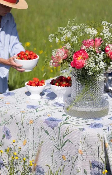 Sommar Tischset 35x48 cm - Multi - Ekelund Linneväveri