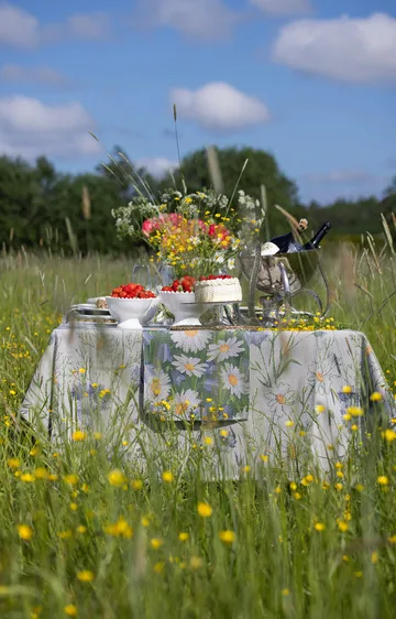 Sommar Tischset 35x48 cm - Multi - Ekelund Linneväveri