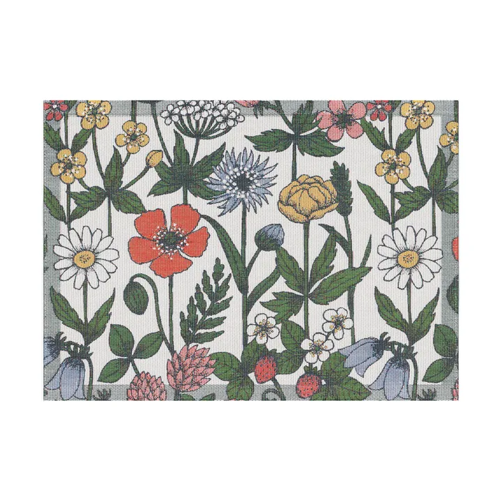 Vildblomster Tischset 35x48 cm - Multi - Ekelund Linneväveri