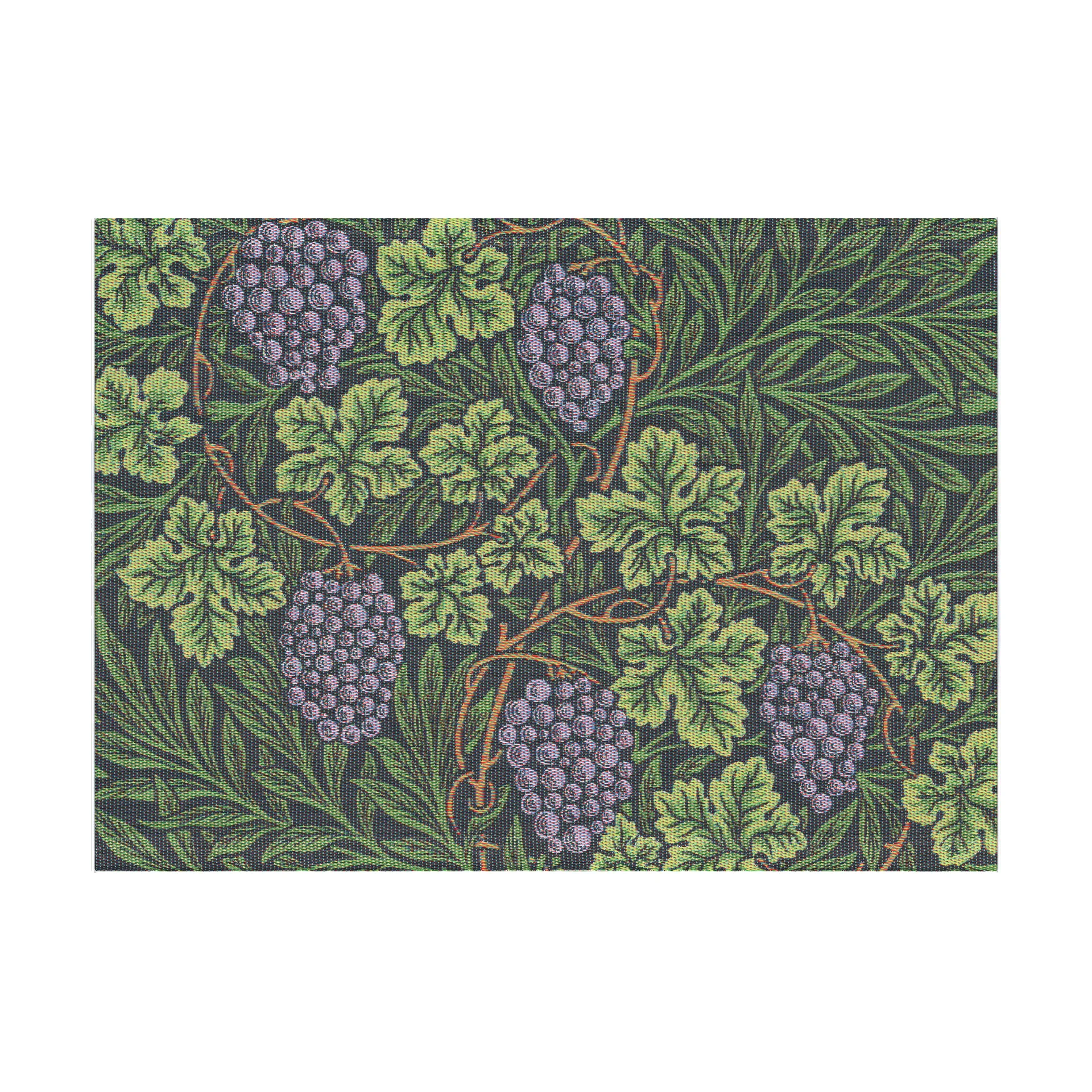 Vine Tischset 35x48 cm, Grün Ekelund Linneväveri