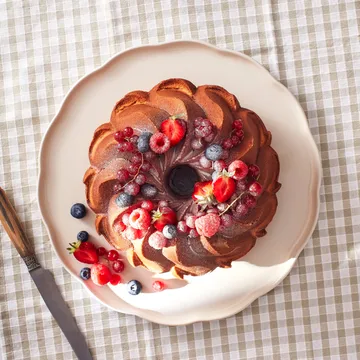 Emile Henry Madeleine Servierplatte - Cream, rund - Emile Henry