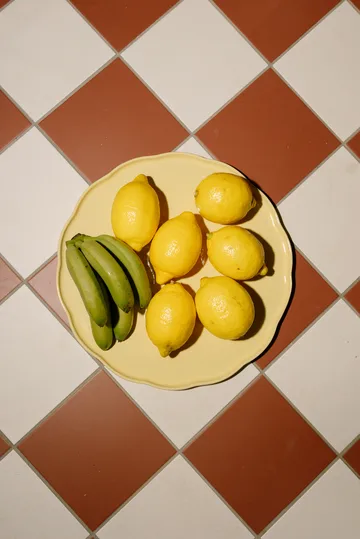 Emile Henry Madeleine Servierplatte - Vanille, rund - Emile Henry